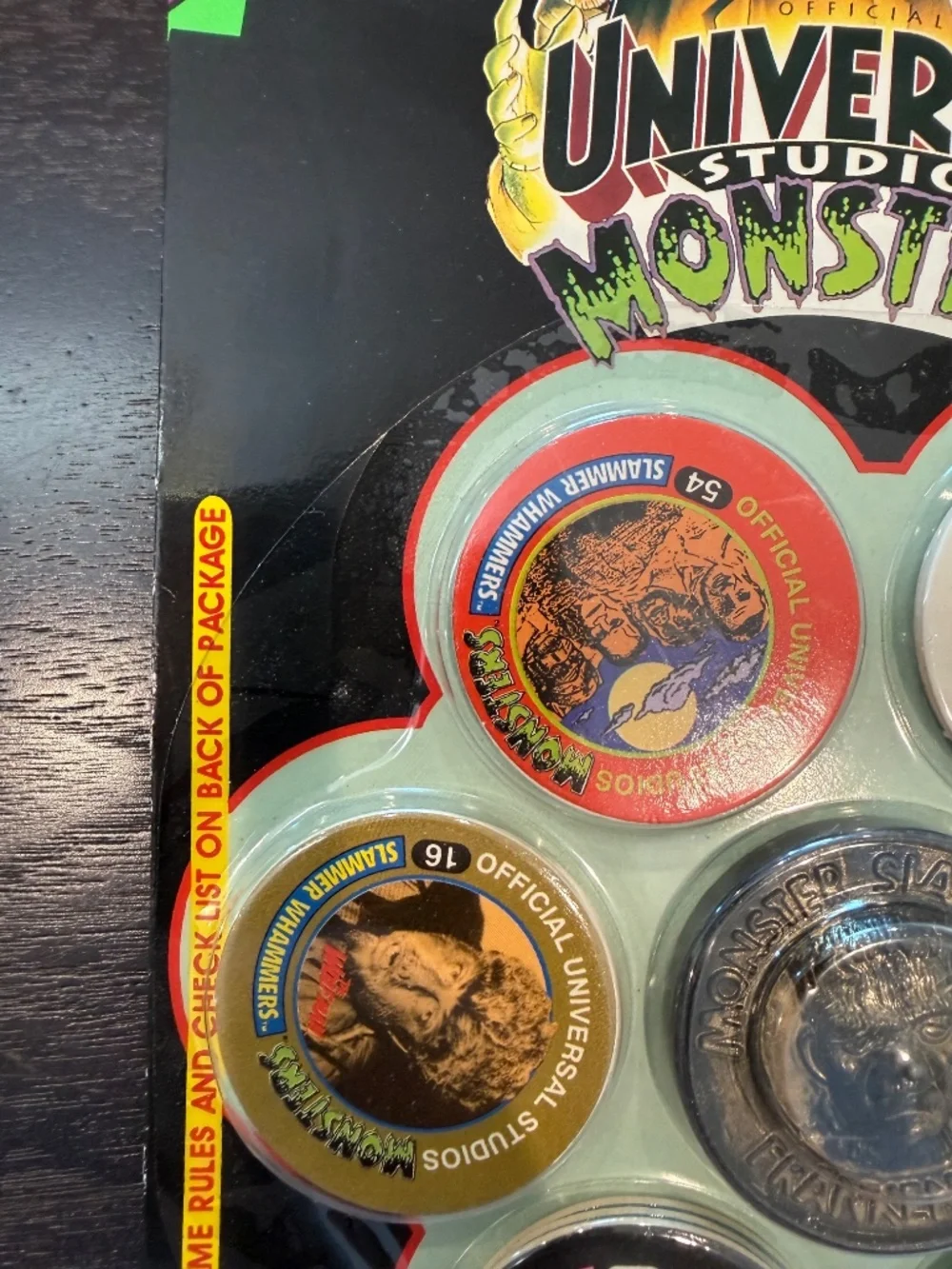 🧟 Vintage 1994 Universal Studios Monsters Slammer Whammers – Factory Sealed! 🧟